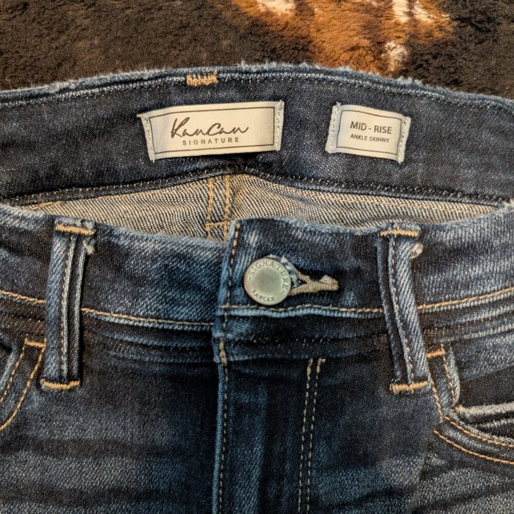 Kancan Midrise Ankle Skinny Jeans